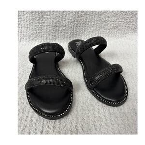 Hey Girl by Corky's Women's Black Fun In The Sun Sandals Size 7 NIB #57884